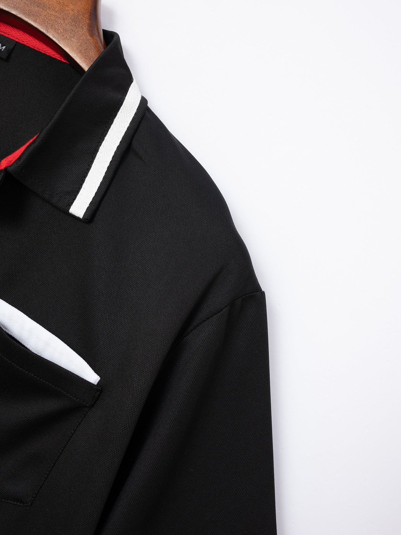Men’s Contrast Trim Short Sleeve Polo Shirt
