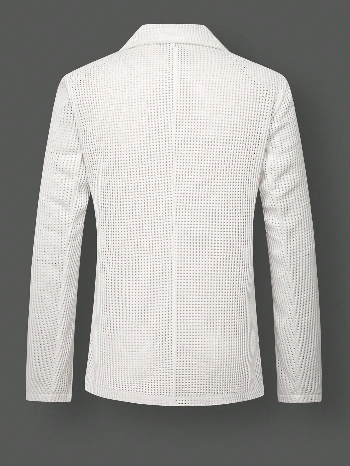 Men’s Perforated Mesh Blazer