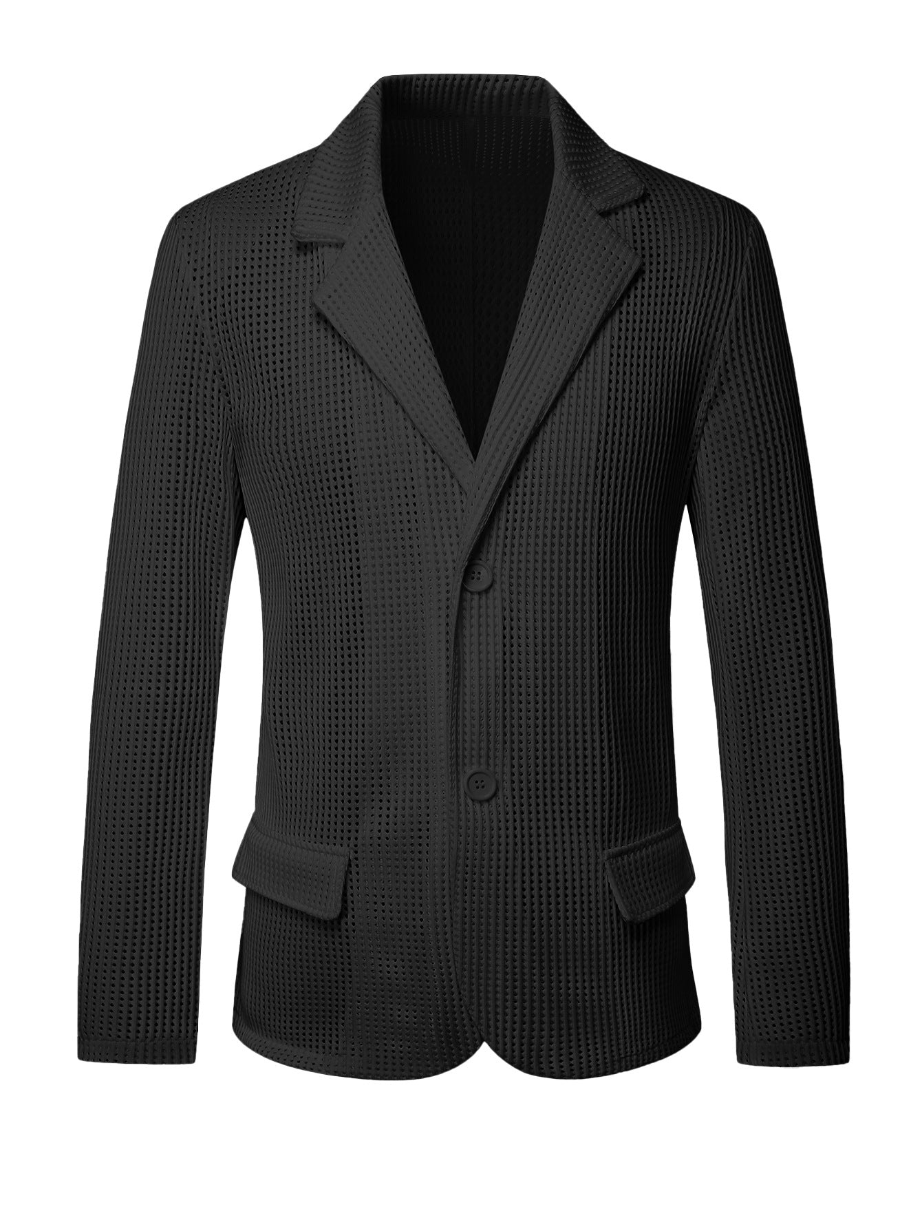 Men’s Perforated Mesh Blazer
