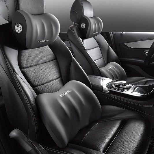 Car Seat Headrest & Lumbar Cushion