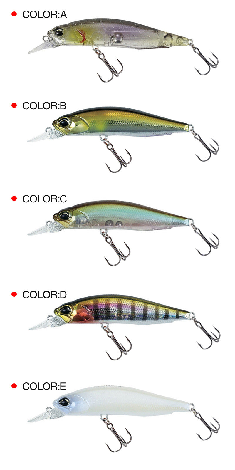 Sinking Minnow Fishing Lure