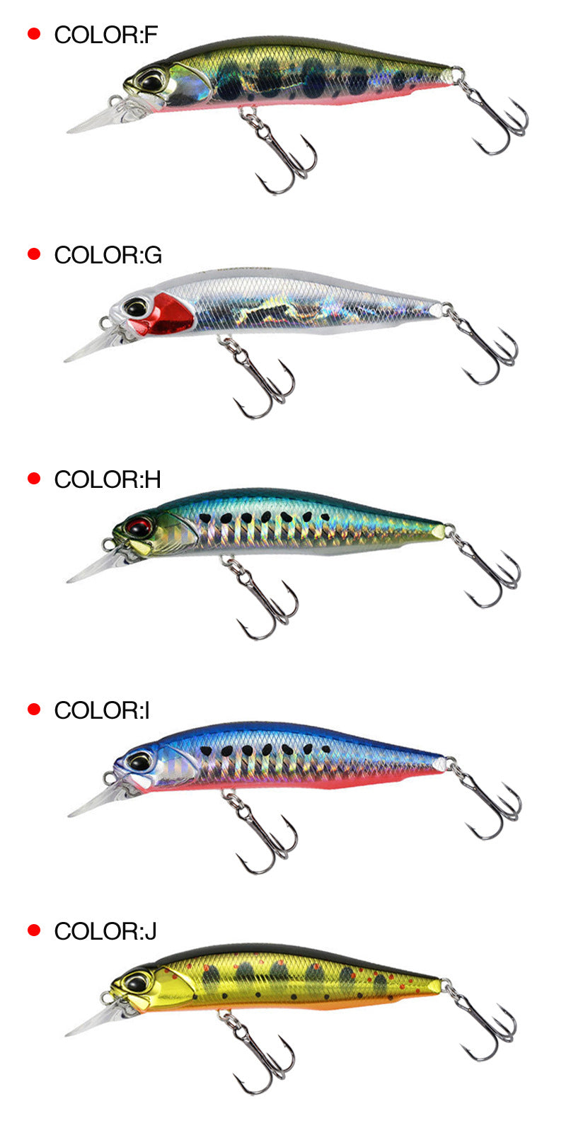 Sinking Minnow Fishing Lure