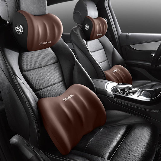 Car Seat Headrest & Lumbar Cushion